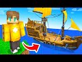 I Built A GIANT BOAT HOUSE In Minecraft! (Squid Island)
