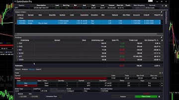How To Open And Close A Vertical Spread Trade on TradeStation