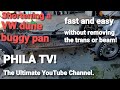 SHORTENING A VW MANX STYLE DUNE BUGGY PAN  FAST & EASY WAY WITHOUT REMOVING BEAM & TRANS #philatv