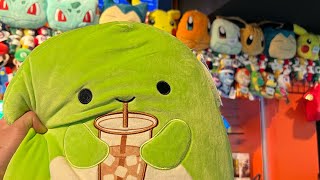 Playing pearl fishery for a Henry squishmallow for 2,000 tickets in xscape