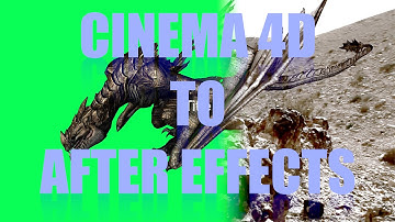 CINEMA 4D TO AFTER EFFECTS USING GREEN SCREEN (CBAS)