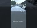 Watch as a wall of rain creeps forward down a dry road | #weirdnature