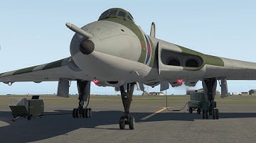 Avro Vulcan B Mk. 2, K.2 and MRR (for X-Plane 11) from Just Flight - Preparing for Take-Off