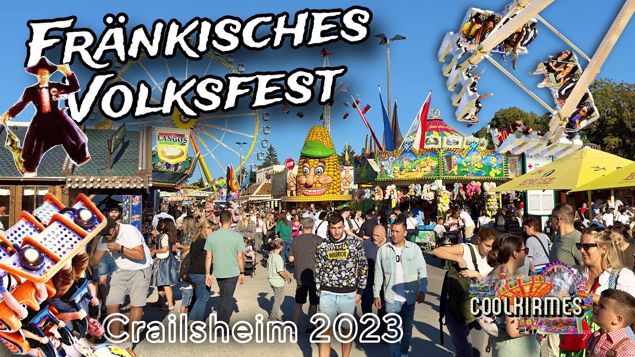 Fränkisches Volksfest Crailsheim 2023 - Crailsheim steht Kopf [ Impressionen ] - Clip by CoolKirmes