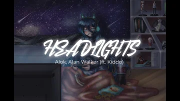 Alok, Alan Walker, Kiddo - Headlights (Lyrics - Vietsub) | NotRickyy_