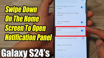 Galaxy S24/S24+/Ultra: How to Swipe Down Anywhere On The Home Screen To Open Notification Panel