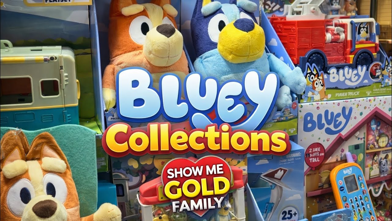 Коллекция игрушек Bluey! 💙 Удивительные игрушки Bluey для детей | Семейство Show Me Gold