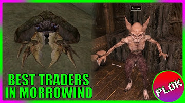 Where to find the Scamp Trader & Mudcrab Merchant in Morrowind