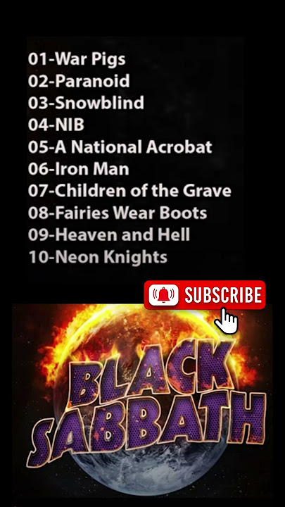 BLACK SABBATH- Greatest Hits Full Album - Best Songs Of Black Sabbath Playlist 2025