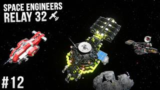 Cargo Convoy On Route! - Space Engineers: Relay 32 - Ep #12