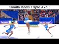 Kamila Valieva lands TRIPLE AXEL - Channel One Trophy Ladies Short Program (Камила Валиева)