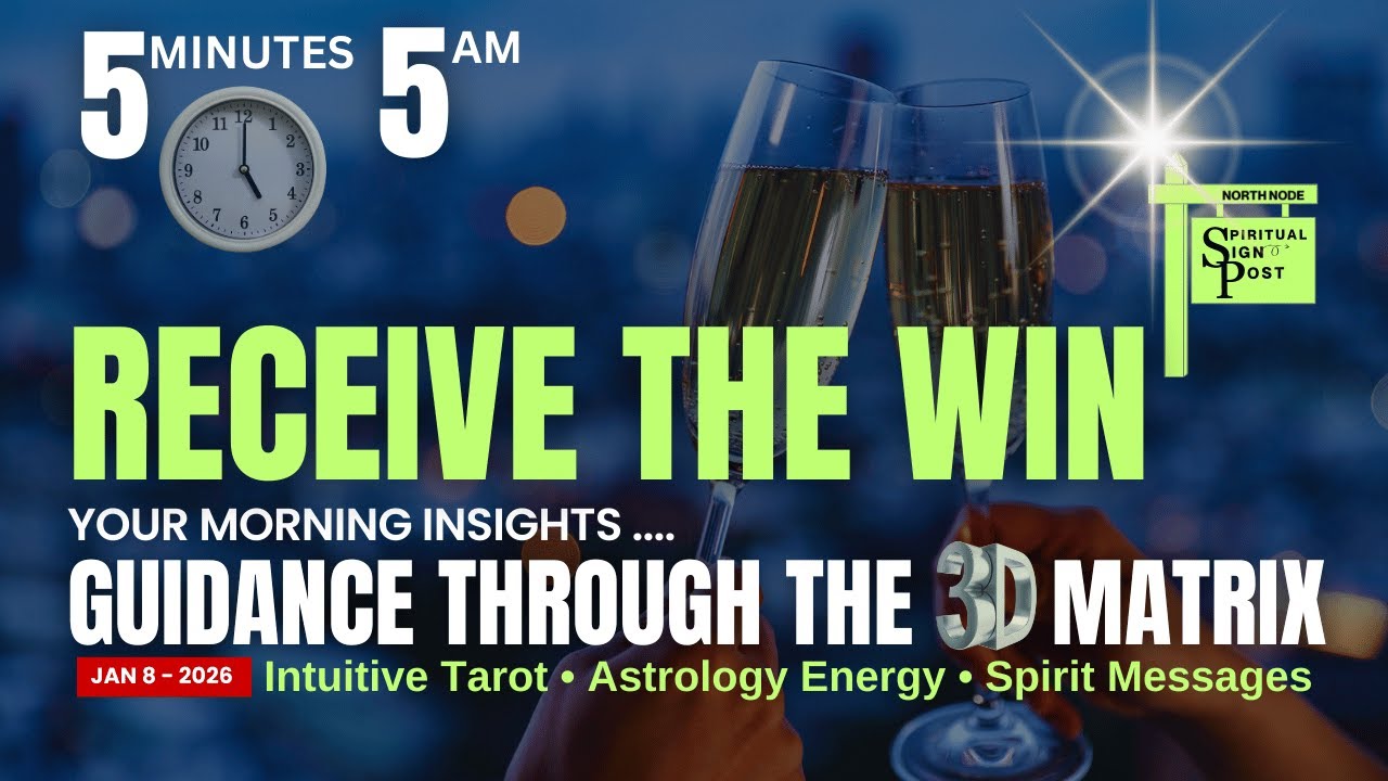 Jan 8 — RECEIVE THE WIN | Daily 5 AM Spiritual Sign Post