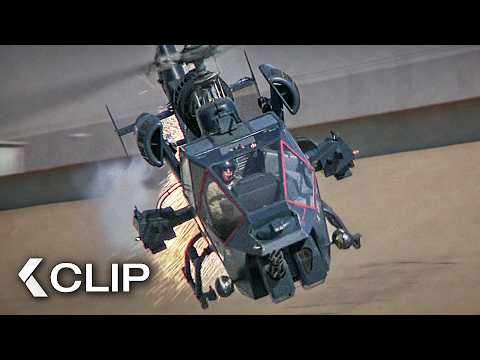 Intensa Persecución tras El Robo del Helicóptero Antiterrorista - RELÁMPAGO AZUL Clip