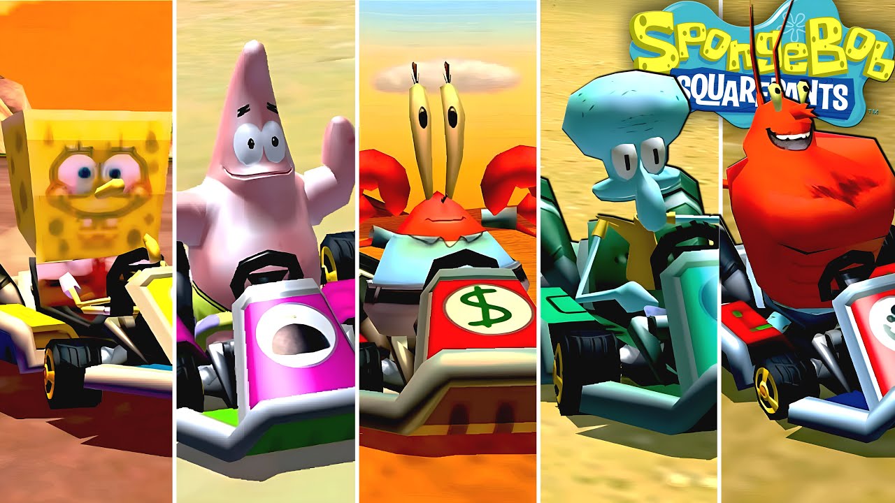 SPONGEBOB in Mario Kart 7 (CTGP-7)