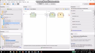 7. Basic RapidMiner : Neural with cross validation