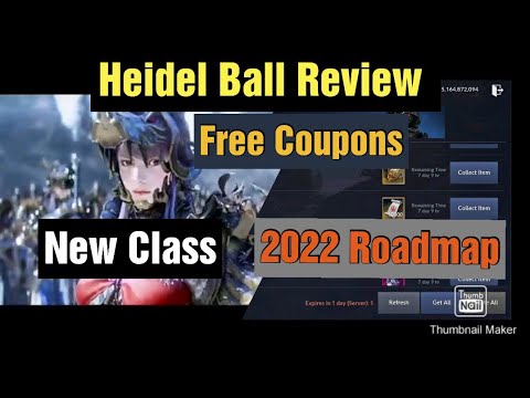 Black Desert Mobile Heidel Ball Review: Free Coupons, New Class, 2022 Roadmap