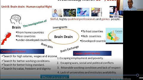 Brain drain vocabulary
