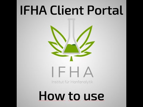 IFHA Portal - Manage your Certificates of Analysis