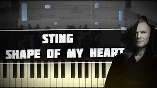 Shape Of My Heart (Sting) - Synthesia [Easy]