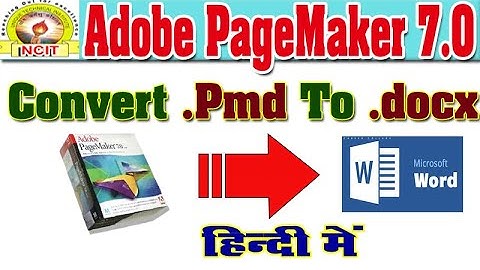 Convert From PageMaker to Microsoft Word || How to Convert Pagemaker to Word || PAGEMAKER PART-47||