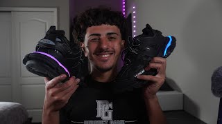CRAZY DESIGNER SHOE UNBOXING ASMR (SHOE REVIEW) HAND SOUNDS, TAPPING, WHISPERS, LED
