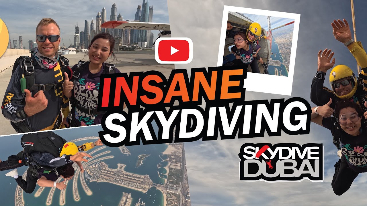 INSANE Skydiving in Dubai 😱🪂 | Once in a Lifetime Experience!