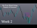 My First Week Trading Supply & Demand