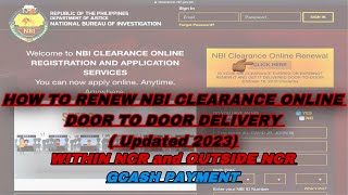 RENEWAL of NBI CLEARANCE DOOR TO DOOR DELIVERY within NCR and OUTSIDE NCR Updated 2024