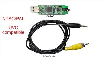 C8205 - converting AV camera to UVC camera