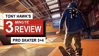 Tony Hawk's Pro Skater 3+4 Review In 3 Minutes | GamingByte