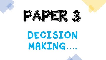 OCR GCSE Geography PAPER 3