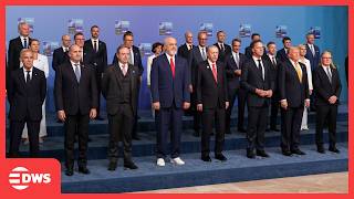Watch: Trump Macron And NATO Leaders Pose In Historic Family Photo | DWS News | AC1F