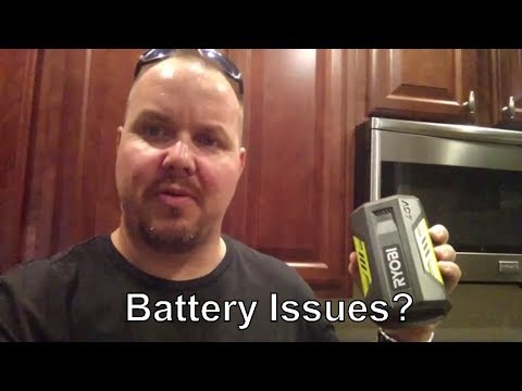 Ryobi 40 Volt Battery Issues and Run-In with HomeDepot