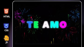 TUTORIAL | Detalles de amor con programación -  HTML | CSS | JS - Para tu Novia o Novio❤️