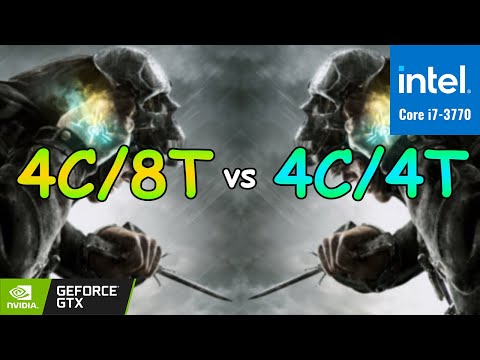 Hyperthreading On vs Hyperthreading Off - 5 Games Tested (1080p)