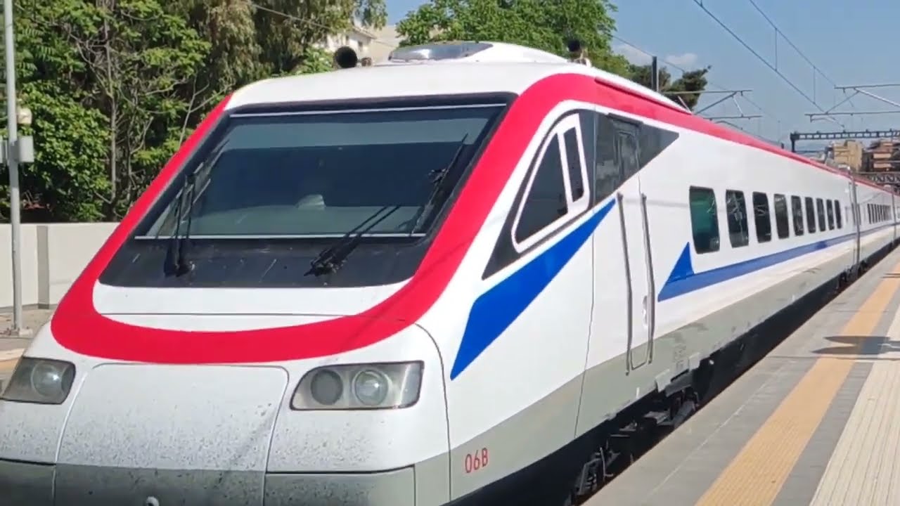 First Arrival of ETR470 as ICE 51 at Athens Railway Station