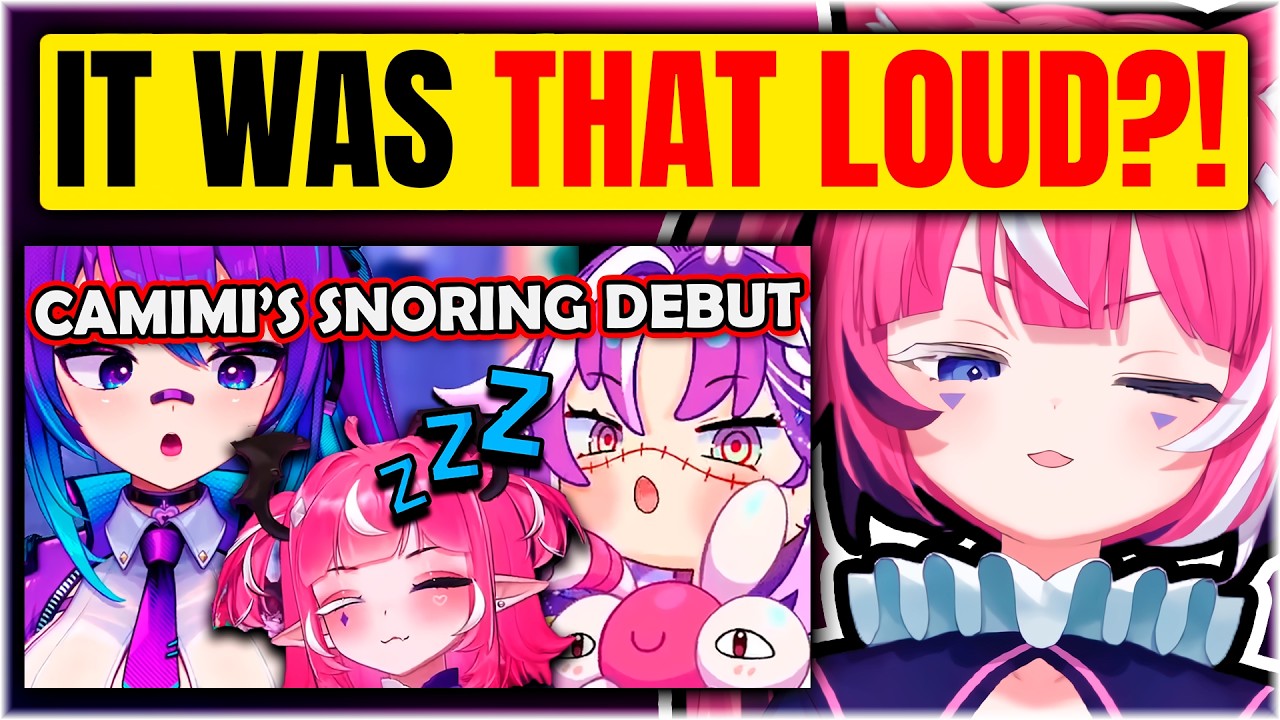 Camila Reacts To Her Snoring On Michi's Stream...