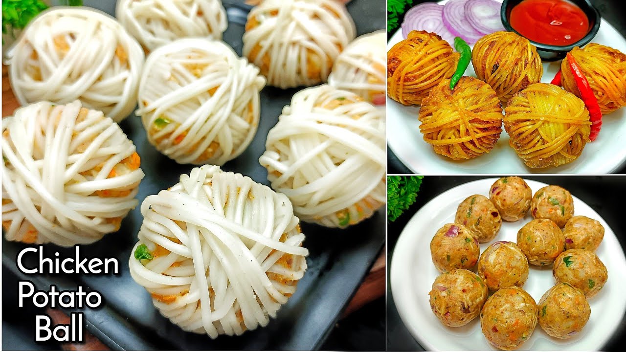 Unique Chicken Noodles Balls Recipe | New Recipe | Potato Snacks | Snacks Recipes | Easy Recipes