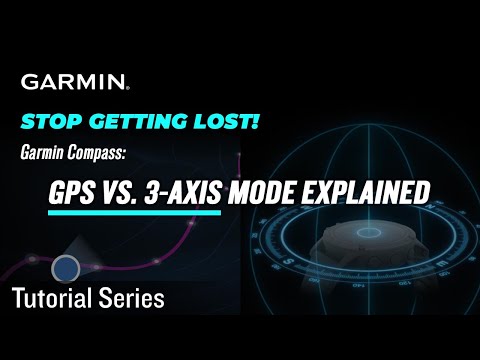 Tutorial –Stop Getting Lost! Garmin Compass: GPS vs. 3-Axis Mode Explained