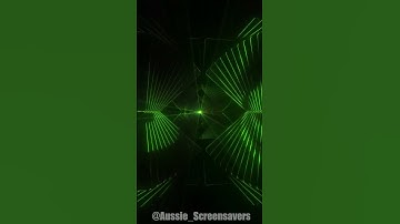 Green Vivid Laser Beams Screensaver | #short #shorts #shortvideo #shortsvideo