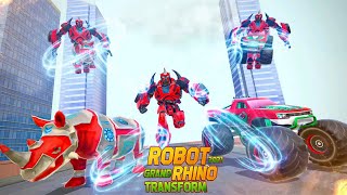 Grand Rhino Robot Monster Truck Transform Game 21 (By Grand Superhero Games) - Android Gameplay screenshot 5
