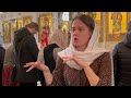 Богослужение на ЖЯ в соборе Новомучеников Сретенского монастыря