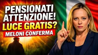 Giorgia Meloni Confirms 👉 Free Electricity Bill for Retirees? Here's How to Get It