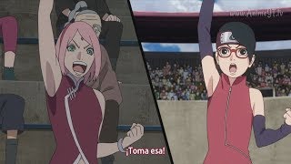 Sarada Vence a Tarui en tres segundos Sub español/Boruto capitulo 58