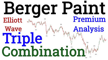 Berger Paints Triple Combination ! Elliott Wave Analysis ! Premium analysis by Prateek Bhalla !