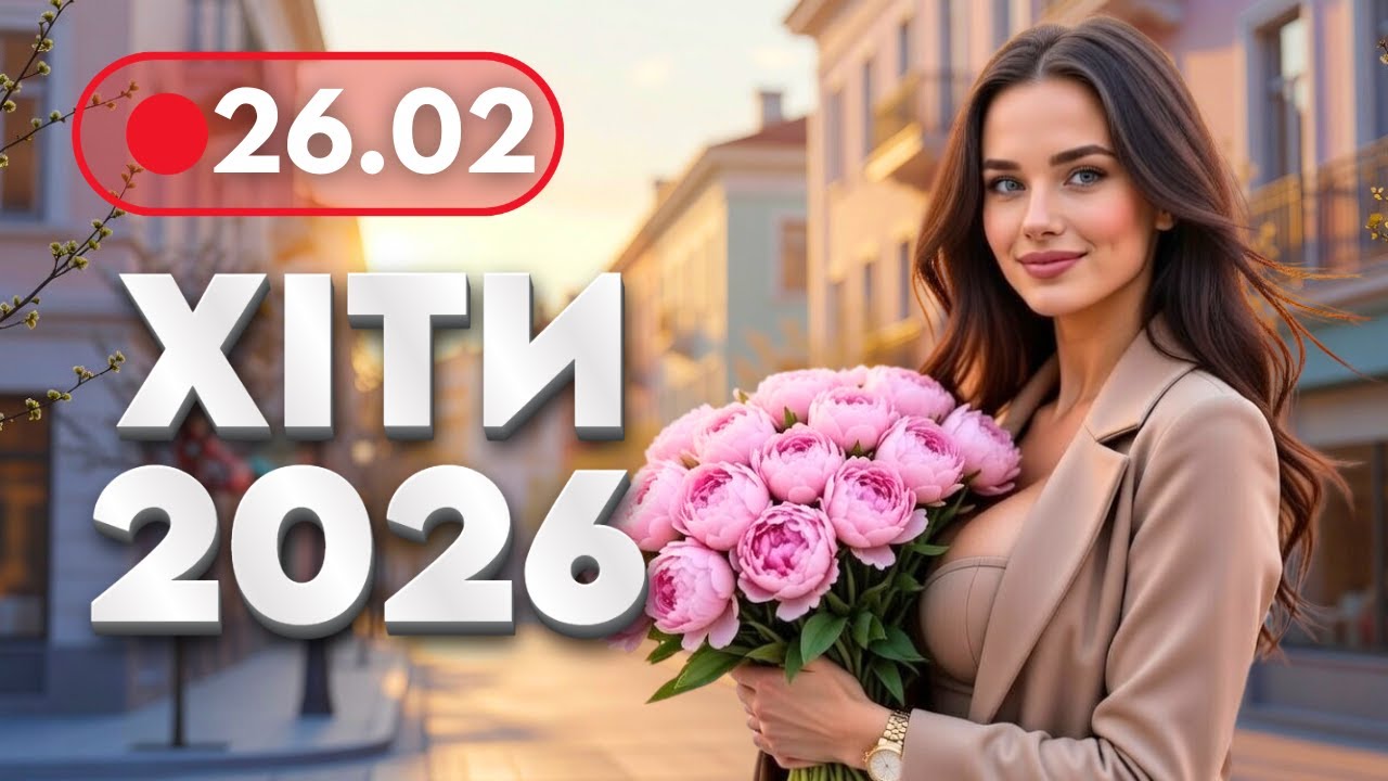 Хіти 2026 🔥 26  лютого - Нові українські  пісні | Музика для гарного настрою|Свіжі хіти