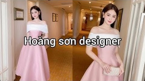 Dạy cắt may: Hướng dẫn cách cắt đầm cúp ngực vai trễ| Hoàng Sơn designer