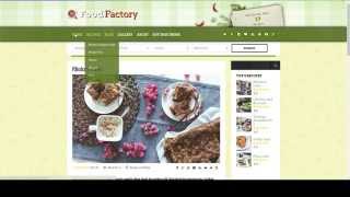 Food Factory WordPress Theme: How To Change Colors 