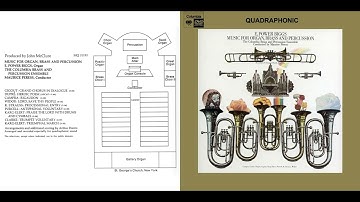 E. Power Biggs - Music For Organ, Brass and Percussion.flac - SQ Quadraphonic LP 4.0 real surround