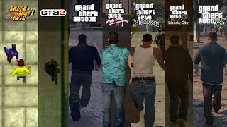 run in Grand Theft Auto game | GTA 1 - 5 | #gamehistory screenshot 1